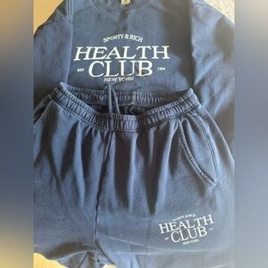 Sporty & Rich Blue Health Club Set